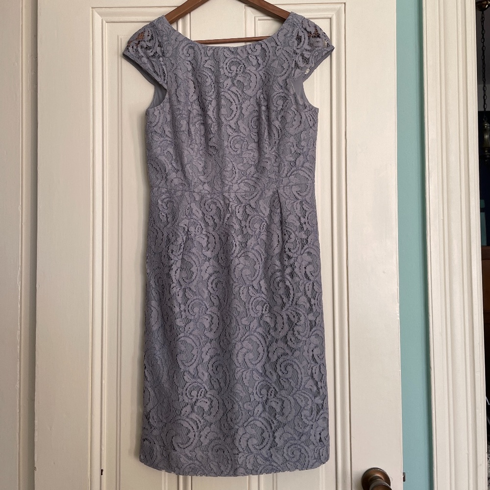 Gray Lace dress, J Crew